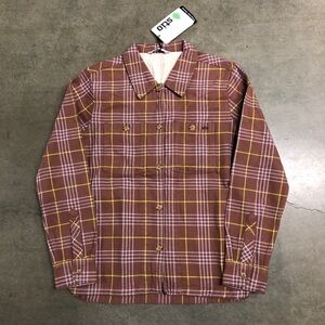 Stio Women’s Hutkeeper Flannel Shirt Size Medium Twisted Root Plaid New W Tag